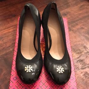 Black Tory Burch Jolie heel